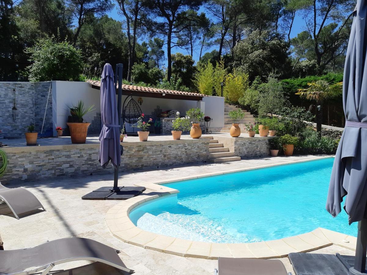 Les Chambres Manon - Piscine, Spa, Tennis Belcodene Exterior foto